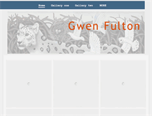 Tablet Screenshot of gwenfulton.com